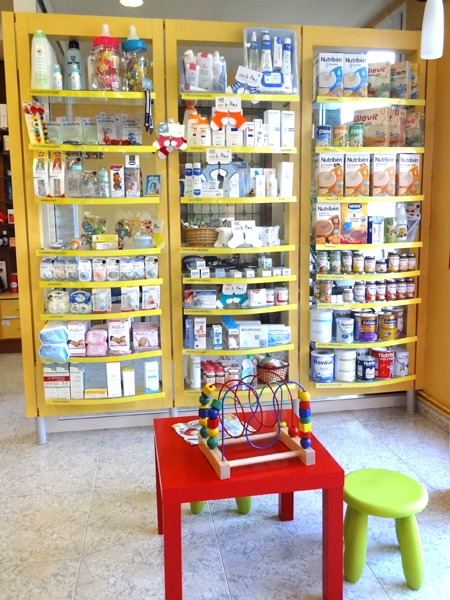 Ampliaci�n de las Estanter�as de productos de la Farmacia