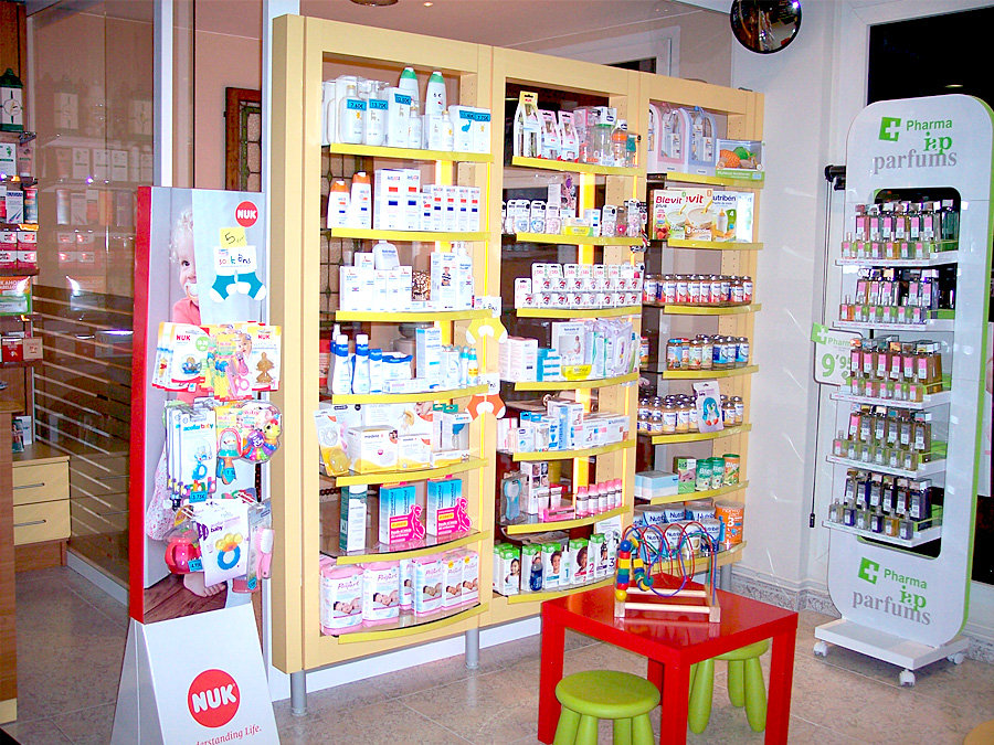 Ampliaci�n de las Estanter�as de productos de la Farmacia