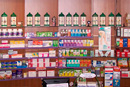 Estanter�as de productos de la Farmacia